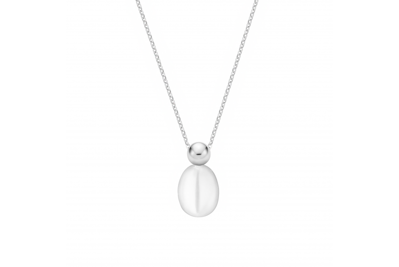 Ожерелье MS25256N Белый жемчуг